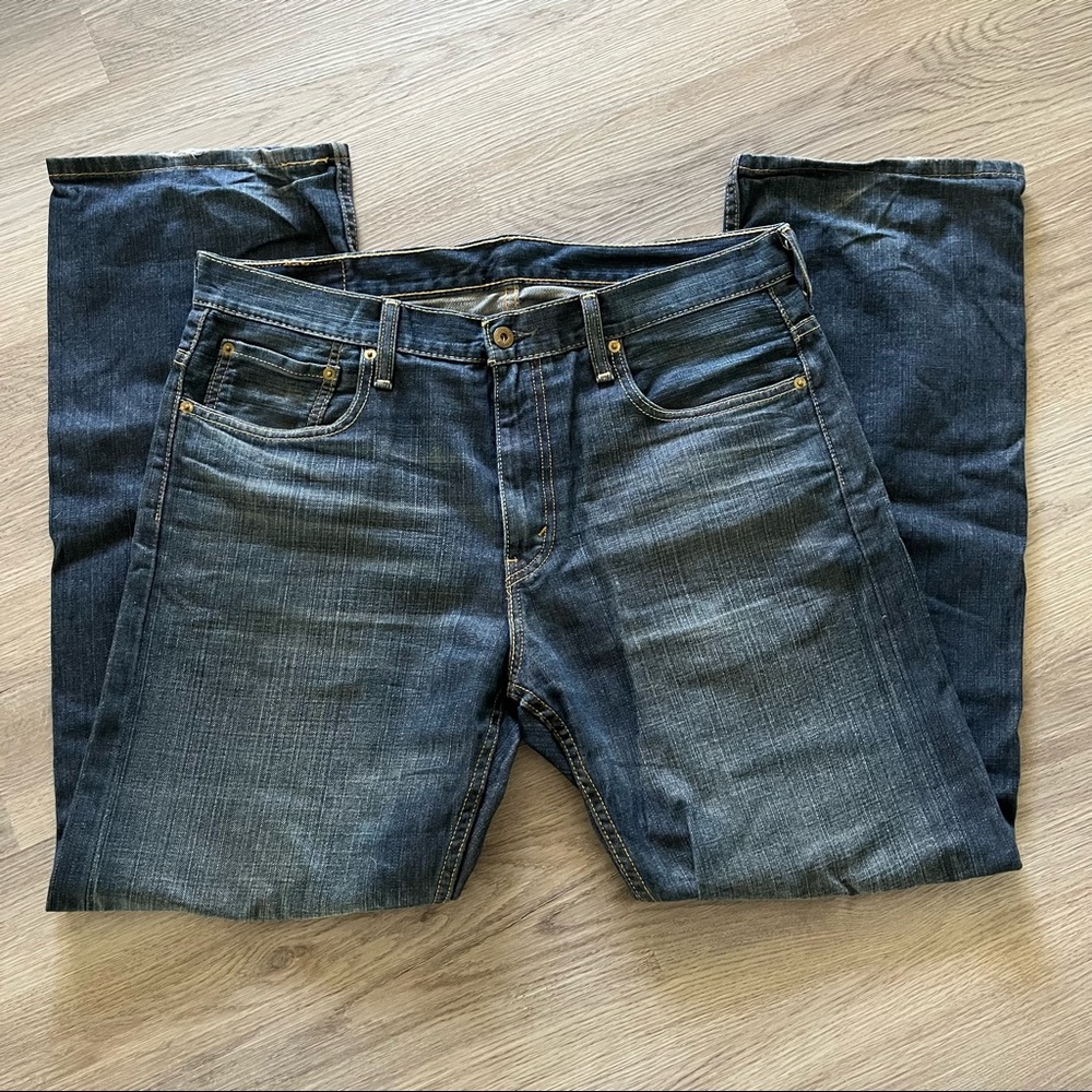 Levi’s 569 Men’s denim jeans, 34x32, dark wash